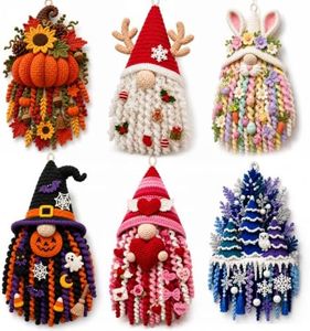 Lifmagic DIY Seasonal 3D Crochet Door Hanger Kit Collection