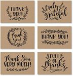 24 Rustic Thank You Cards With Envelopes Bulk Thank You Notes With Envelopes Set - Wedding Thank You Cards With Envelopes, Baby Shower Thank You Cards Christmas Thank You Cards, Blank Thank You Cards