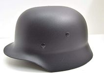 Repro German Army WW2 Plastic Helmet - M40 M42 Black WWII Paratrooper Helmet