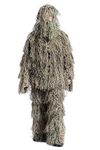 Adults Military 3D Hunting Ghillie Suit Desert/Woodland/snow Camouflage Clothing includes Jacket for Airsoft Halloween Prank