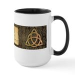 CafePress Triquetra Wiccan Rede Mug 15 oz (444 ml) Ceramic Coffee Mug