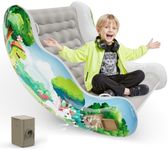 Sensory Chair for Kids, Inflatable Rocking Chair for Kids with Autism & ADHD, Air Cloud Rocker for Toddler as 3 4 5 6 7 8 Year Old Boy Girl Gifts, Autism Sensory Products Training Body Coordination