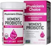 Physician's Choice Probiotics for Women - PH Balance, Digestive, UT, & Feminine Health - 50 Billion CFU - 6 Unique Strains for Women - Organic Prebiotics, Cranberry Extract+ - Womens Probiotic - 84 CT