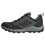 adidas Women's Tracerocker 2.0 Gore-TEX Trail Running Shoes Sneaker, Grey Six/Core Black/Grey Three, 7 UK