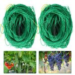 Kikhope Trellis Netting for Climbing Plants - 2 Packs 5.9ft x 16.4ft Heavy Duty Garden Trellis Netting for Cucumber, Vine, Tomato, Plants Trellis Net for Climbing Plants