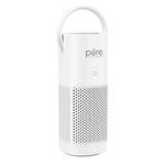 Pure Enrichment PureZone Mini Portable Air Purifier - Cordless True HEPA Filter Cleans Air & Eliminates 99.97% of Dust, Odors, & Allergens Close to You - Cars, School, & Office (White)