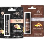 The Man Company Lightening & Nourishing Lip Balm Combo|Heals Dry,Chapped,Dark And Smoky Lips|Moisturizes,Nourishes & Soften Lips With The Power Of Vitamin E,Coconut & Olive Oil,Pack Of 1,White