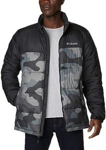 Columbia Pike Lake Jacket, Chaqueta Acolchada para Hombre, Black Mod Camo Print/Black, Talla M