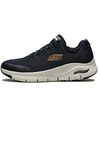 Skechers Men's Arch Fit Sneaker,Navy Textile/Synthetic/Trim,8 UK