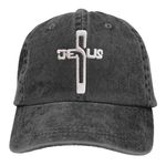 RNFENQS Christian Jesus Cross Baseball Caps Embroidered Dad Hat for Men Women Black