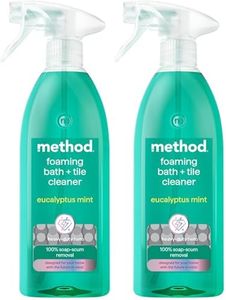 Method Foaming Bath and Tile Spray, Eucalyptus Mint, 828ml (Pack of 2)