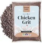 Mile Four Chicken Grit (50 lbs) for Layer & Grower Chickens Age 8-20+ Weeks - 100% Natural Mineral Chicken Grit Quartzite, Poultry Grit, USA Mined