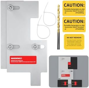 Generator Interlock Kit Compatible with GE General Electeric 150 or 200 Amp Panels, Interlock Kit with Single Vertical Throw Main 2-1/2 Inch Spacing Between Main and Branch Breaker