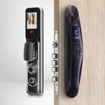 Golens X19 Luxury Smart Door Lock 8 Ways Unlocking 3D Face Id Fingerprint Mobile App RFID Card Pin Mechanical Key Camera Technology Keyless Entry Digital Lock (2 Year Warranty)