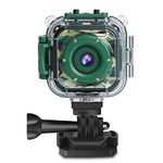 DROGRACE Children Kids Camera Waterproof Digital Video HD Action Camera Sports Camera Camcorder DV for Boys Birthday Holiday Gift Learn Camera Toys 1.77'' LCD Screen (Camouflage)