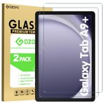 GOZOPO 2 Pack for Galaxy Tab A9 Plus Screen Protector, HD Clear Tempered Glass Film for Samsung Galaxy Tab A9+ 11 inch 2023 Tablet (SM-X210/X216/X218)