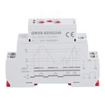 Voltage Monitoring Relay, GRV8-02 Single-Phase Voltage Control Monitoring Relay for Electrical Equipment or Compressors, Emergency/Backup Power Switching Control(GRV8-02/AD240)