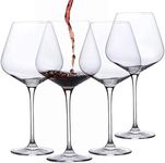 Red Wine Glasses - Crystal Glass - Lead Free - Wine Glasses Set of 4 (29 Ounce)