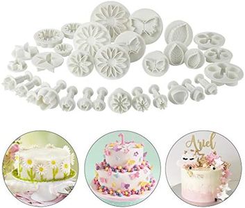 Soleebee 33 Pièces Outils de Modelage Fondant Outils De Décoration De Gâteau De Cuisson Décoration De Sucre Artisanal Plongeurs Ustensiles pour Décoration de Gâteau Set Coupe-Biscuits Accessoires