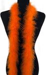 Fukang Feather Marabou Feather Boas Soft Feather Boa (Orange)