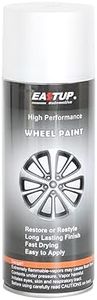 EASTUP Premium Metallic Acrylic Enamel Wheel Paint Pearl Flash White - Brilliant Finish, High Durability, Fade-resistant, Quick Drying Rim Coating Spray Paint.