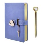 Diary with Lock and Key, Heart Shaped Lock Notebook with Lock, Secret Diary for Girls, Lockable Notebook, Girls Diary, Journal Secret Planner Notebook Gift for Women Girls