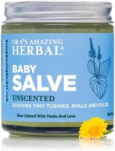 Baby Salve, Diaper Balm, Baby Ointment, Newborn Salve, Natural Baby Care with Calendula (Baby Salve 4 oz)