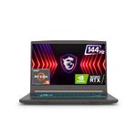 MSI Thin A15, Ryzen 5 7535HS, 40CM FHD 144Hz Gaming Laptop(16GB/512 GB NVMe SSD/Windows 11 Home/NVIDIA GeForce RTX 3050, GDDR6 4GB /Cosmos Gray/1.86Kg), B7UC-067IN