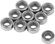 10Pcs 3x6x2.5mm MR63ZZ Mini Ball Bearings, Double-Shielded Ball Bearings for 3D Printer Model Making