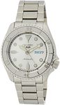 Seiko 5 Sports Men's Automatic Watch, Silver, Metallic, Modern