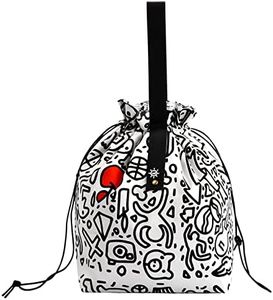 Xzeemo Borsa Porta Pranzo, Sacchetto Porta Pranzo, Pranzo al Sacco in Tessuto, Borse Porta Alimenti Pieghevole, Borsa Pranzo con Coulisse per Donna Uomo Bambini Ragazzo Lavoro Scuola Campeggio (B)