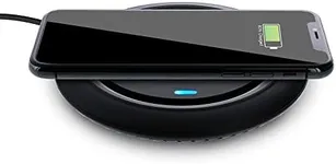 Xtreme 10W Fast Wireless Charger, for Use with All QI-Enabled Devices Including Apple iPhones, Samsung Galaxy, Google Pixel, Lightweight and Compact. Built-in LED Light Indicator