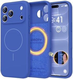 LOVE 3000 Magnetic for iPhone 18 Pro Case Silicone, Klein Blue