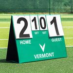 Vermont Portable Tennis Scoreboard | Scoreboard for Tennis | Scoreboard Flip for Table Tennis & Tennis | Score Board Tennis Set with Premium Carry Bag Included