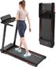CITYSPORTS Tapis de Course,Tapis Roulant Pliable 12 km/h,avec Affichage LED,APP et 360° Tablet Holder,Walking Pad Compact pour la Maison et Le Bureau(Black&Red)