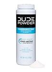 DUDE Body Powder, Fragrance Free 4 Ounce Bottle Natural Deodorizers With Chamomile & Aloe, Talc Free Formula, Corn-Starch Based Daily Post-Shower Deodorizing Powder for Men