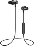 SoundPEATS Q30 HD+ Bluetooth Headphones in-Ear Stereo Wireless 5.2 Magnetic Earphones IPX5 Sweatproof Earbuds with Mic for Sports, Immersive Bass, 10mm Drivers, aptX-HD, 12 Hours Playtime, Type C