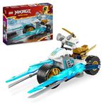 LEGO NINJAGO Zane’s Ice Motorcycle Toy for 7 Plus Year Old Boys & Girls, Dragons Rising Motorbike Set with a Zane Character Minifigure, Ninja Adventure Playset, Small Vehicle Gift for Kids 71816