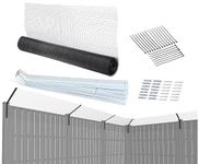 MISCHOME Cat Proofing Fencing Security Retaining Kits Catio Enclosure For Garden OutDoors Home Weatherproof (10 Meter Kit)