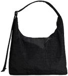 BAGGU Nylon Shoulder Bag, Black, One Size