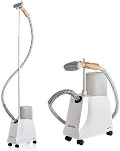 Reliable VIVIO 170GC Garment Steamer - 1300W Professional Steamer for Clothes with Fabric Brush, 120V Garment Steamer with Fabric Covered Steam Hose, 2 Hours Continuous Steam 2 Minute Heat-Up Time