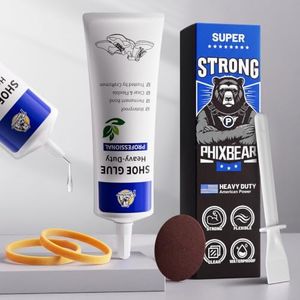 PHIXBEAR Shoe Glue Sole Repair Kit, Low Odor Professional Flexible Adhesive