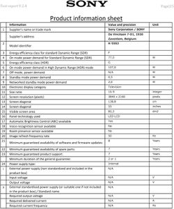 Sony BRAVIA 3 55" LED TV – Smart 4K Ultra HD Display