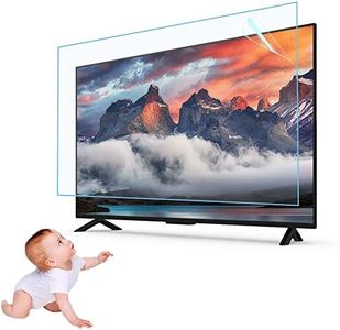 JQZWXX Film De Protection D'écran TV Anti-Lumière Bleue De 32 à 75 Pouces, Réduit Les Reflets/Anti-UV/Anti-Rayures, Surface Mate Anti-Poussière Digitales, Soulage La Fatigue Oculaire / 32in704x395mm