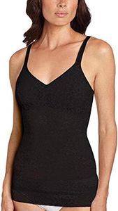 Bali Women's Shapewear Lace 'N Smooth Cami, Black, Medium