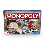 Monopoly for Sore Losers Board Game for Ages 8 and Up, the Game Where it Pays to Lose, Multicolored