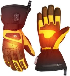 KEMIMOTO Heated Gloves for Men and Women, Dual-Zone Heating, 7.4V