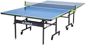 JOOLA Table Tennis Table with Waterproof Net Set| All Weather Aluminum Composite Ping Pong Table for Tournament Quality Play| Indoor & Outdoor Compatible| 10 Minute Easy Assembly, Size: One size, Blue