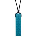 Chew Blockz Chewable Necklace for Kids - Sensory Chew Jewelry for Kids by Munchables (Teal)