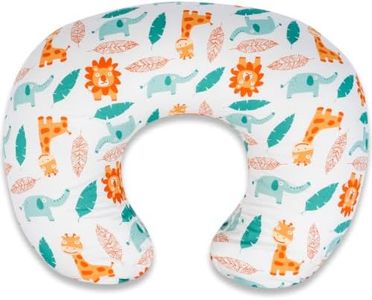 LLCJYYCY Nursing Pillow - Breastfeeding Pillow with Breathable Filling & Removable Cover, Ergonomic Support for Breastfeeding & Bottle (Lion Orange,0-12 Months)